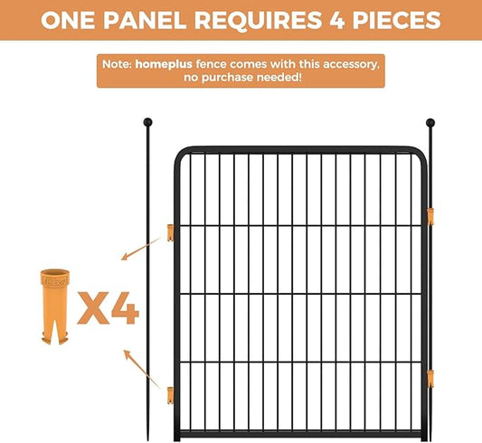 FXW 32 Pieces Muffler Tubes, Compatible with FXW Rollick/Instant Dog Playpen (Replacement for HomePlus/Dog Gate), Orange │ Patented