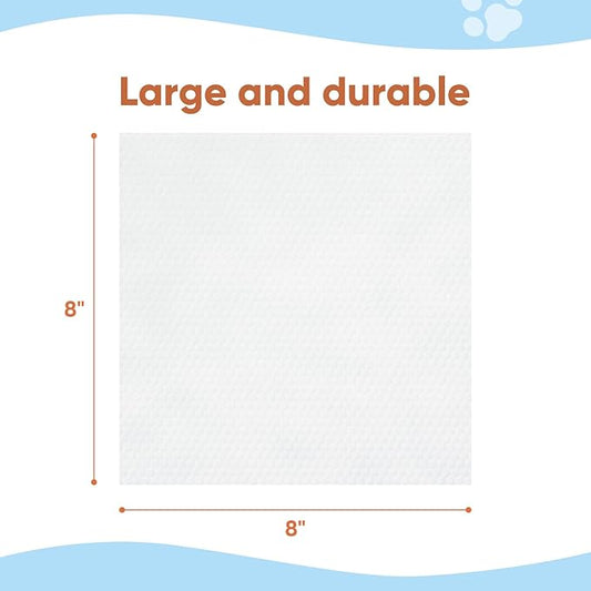 Unscented Pet Wipes (400pcs) - Hypoallergenic, Alcohol-Free & Soothing for Sensitive Skin - Head-to-Tail Cleaning for Dogs & Cats - Safe for Face, Coat, Paws & Butt