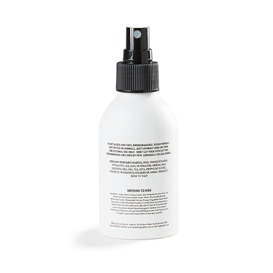 DOG by Dr Lisa - Spring Cologne - With Rose Geranium and Orange - Natural Dog Perfume - Pet Deodorant Spray - Plant-Based Essential Oils - Vegan - 4.2oz