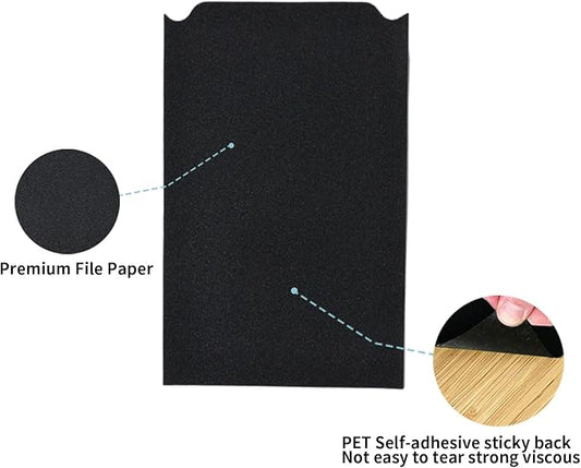 Self Adhesive Emery Paper, Dog Scratch Pad Replaceable Stickyback Sandpaper Nail Files for Pet Manicure & Pedicure- Trim 80Grit 15.4 * 10 inches 3pack