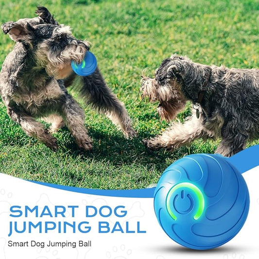 Interactive Dog Ball, 2026 Upgraded Activated Automatic Rolling Balls for Dogs, Self Moving Vibrating Smart Jumping Bouncing and Rotating Pets Toy to Keep Them Busy (New-Orange)