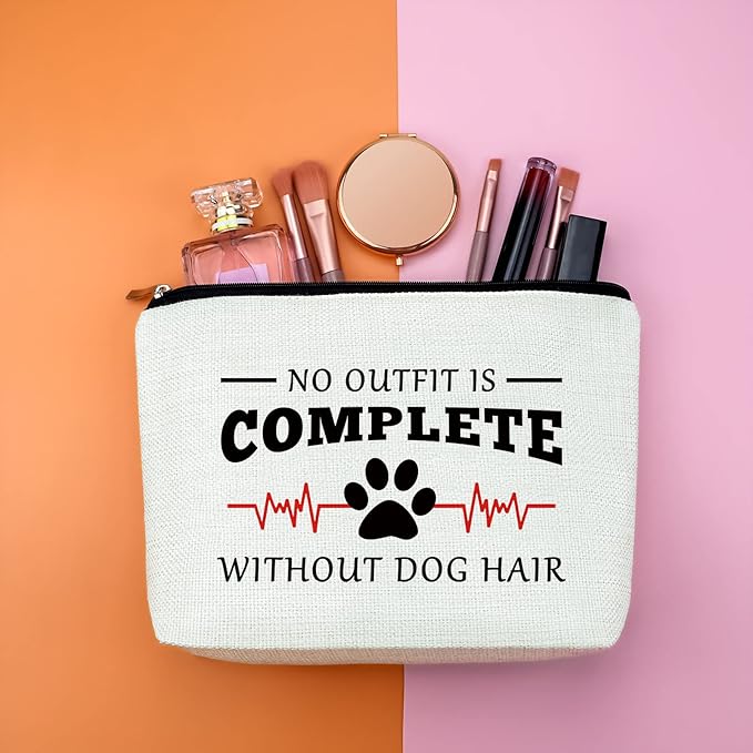 Vet Tech Gift Dog Mom Gift For Women Makeup Bag Veterinarian Gift Dog Lover Gift Dog Owner Makeup Bag Inspirational Gift For Dog Mom Animal Lover Gift For Friend Dog Rescue Gift Travel Cosmetic Pouch