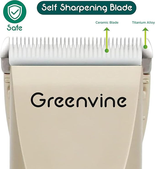 Dog Shaver Clippers, Professional Pet Hair Trimmer, Rechargeable, Low Noise, Includes Comb Guides, Scissors, Nail Kit, Suitable for Dogs, Cats & Other Pets