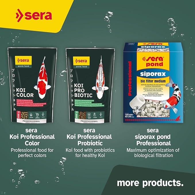 sera Koi Professional Spring & Fall Food 15.43lb| Floating Pellets for Immune Support & Condition | for Temperatures Below 63°F | Enriched with Vitamins & Omega Fatty Acids