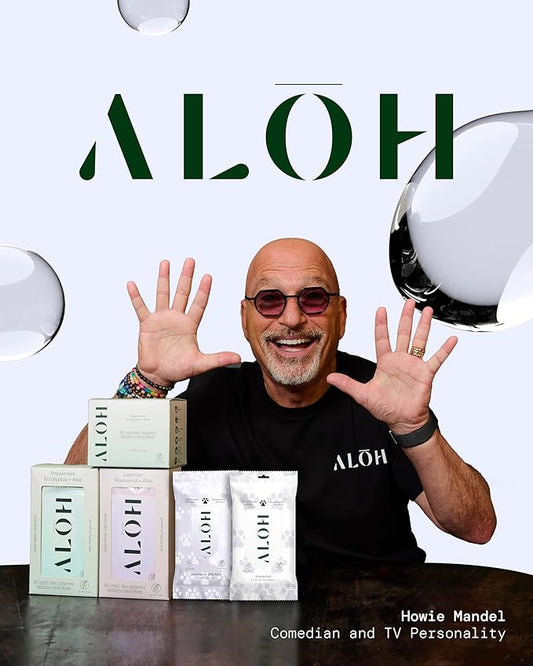 ALŌH Hypoallergenic | All-Natural | Multi-Purpose Pet Wipes, Unscented 50ct Wipes | 3 Pack of 50ct Wipes (150 Wipes)