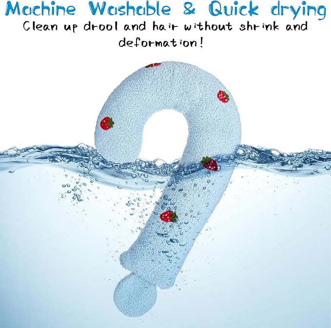 Mity rain Dog Pillow, Question Mark Dog Calming Pillow for Spin, Ultra Soft High Density Dog Neck Pillow for Joint Relief Sleeping Improve, Pet Calming Pillow Toy for Small/Medium/Large Dogs (Small)