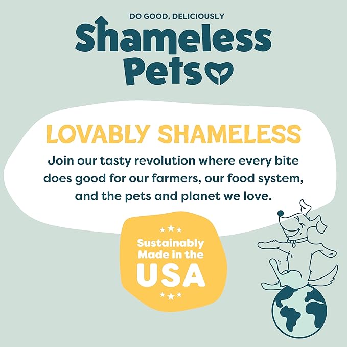 Shameless Pets Crunchy Dog Treats - Peanut Butter Split, 12oz - Healthy Dog Biscuits & Cookies Treats for Medium, and Large Dogs - Made in The USA - Free from Corn & Soy