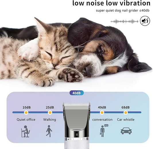 12V Professional Dog Clippers for Grooming, Electric Sheep Shears Pet Grooming Clippers for Thick Coat Heavy Duty Animal Hair Fur Trimmers Shaver