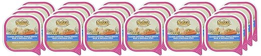 Nutro Tender Chicken Oatmeal & Whole Brown Rice Stew Small Breed Puppy Food, 3.5 Oz
