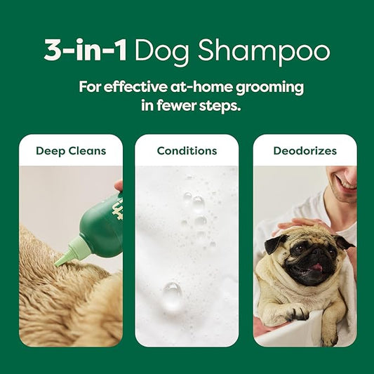 Earth Rated Short Coat Essentials - Dog Shampoo, Refresh Mist, Ear Wipes, Eye Wipes & No-Rinse Shampoo