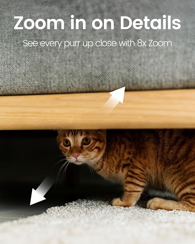 VIMTAG 5G 2.5K Security Camera Indoor, 2Pack Dog Camera with Speaker Pan-Tilt 360 Motion Tracking, Baby Monitor Cameras for Home Security Puppy Cat, 2-Way Audio, IR Night Vision, w/Alexa