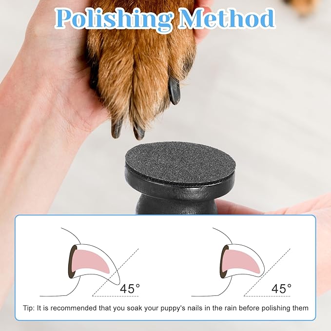 Dog Nail File for Wooden,Dog Scratch Pad for Nails with 3 Replaceable Sandpaper,Suitable for Pet Stores, Home Cats and Other Small Pets to Use (Black)