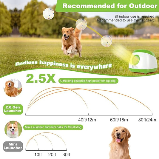 Automatic Ball Launcher for Dogs (Old Green)
