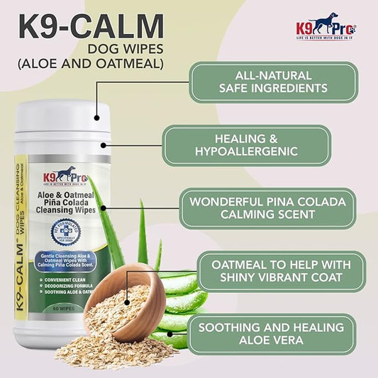 Dog Wipes for Paws and Butt Cleaning Deodorizing - All Natural Pet Wipes for Dogs, Premium Puppy Wipes for Dogs Feet and Dog Face Wipes, Dog Paw Wipes, Dog Bath Wipes for Dogs Feet (120 Count)