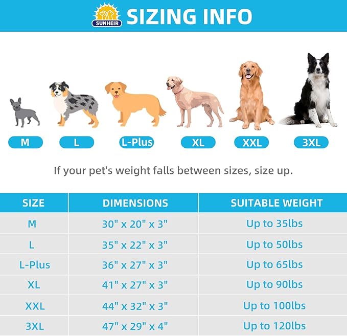 Dog Bed Covers Soft Plush Replacement Washable, Large Waterproof Dog Bed Cover with Zipper, Pet Bed Cover 35x22x3 Inches, Blue, Cover Only