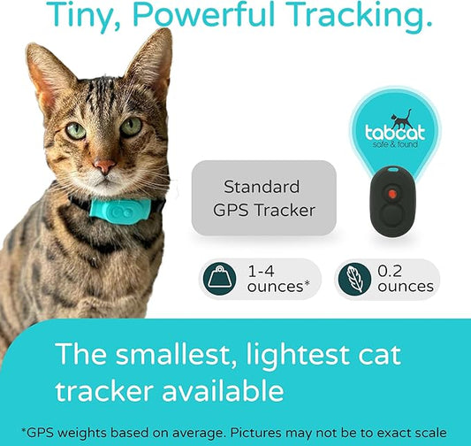 Tabcat V2 Cat & Kitten Tracker - More Accurate Than GPS - No Monthly Fee or Subscription - Includes 2 Homing Tags - Up to 500ft Range - Small & Lightweight Tags Perfect to Find Indoor & Outdoor Cats