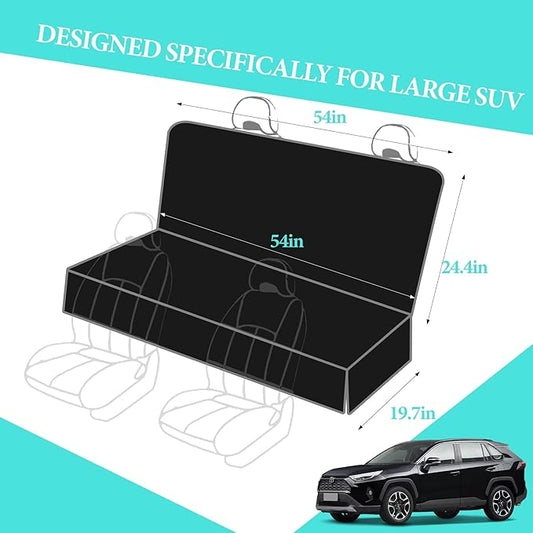 Dog Car Seat Covers for Back Seat Cover, Waterproof Dog Car Seat Cover for Ford Explorer Heavy Duty Non Slip Back Seat Cover for Dogs in Car, Seat Cover for Honda Pilot/Subaru Outback