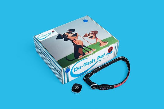 Bundle Pack Q68 PET Tracker- Waterproof,Unlimited Range,LED Collar,SIM Card with Free 1 Month Trial Everything Included (Medium, Blue)