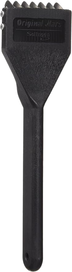 Mars Coat King Dematting Undercoat Grooming Rake Stripper Tool for Dogs and Cats, Stainless Steel with Plastic Handle, Made in Germany, 7-Blade Coarse