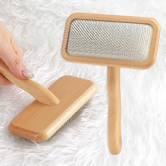 Sheepskin Wool Brush and Pet Hair Removal Carding Fur Restore Carpets Softness and Texture Let Rugs to New Looking