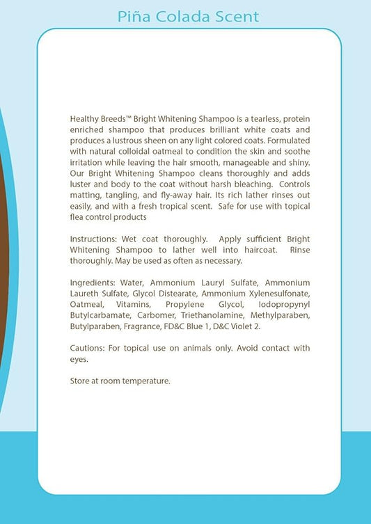 Healthy Breeds Chow Chow Bright Whitening Shampoo 12 oz (Pack of 2)