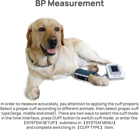 CONTEC08A-VET Digital Veterinary Blood Pressure Monitor Dog/Cat/Pets Small Cuff Size 2.3”-4.3”