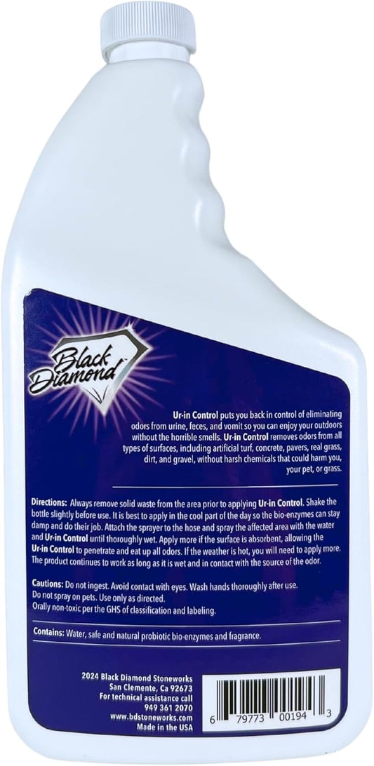 Urine Control Turf Deodorizer for Outdoor Pet Odor– Artificial Grass Odor Control – Dog Odor Eliminator, Safe for Pets, Kids, Grass, and Turf (32oz)