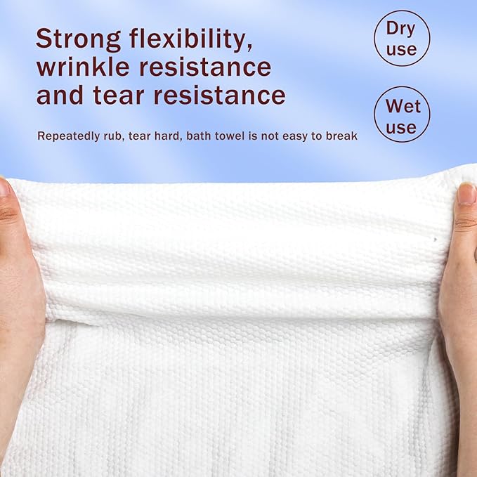 Disposable Pet Bath Towel,10 PCS Portable Pet Grooming Towels,19.6 x 21.6 inch Convenient Pet Cleaning Towel Pet Drying Towels,Absorbent Bath Towel for Medium Dog