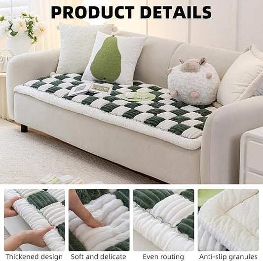 Pet Couch Cover, Couch Cover for Dogs Washable,Durable Pet Couch Covers for Sofa,Pet Friendly Sofa Protector, Large Dog Furniture Shield, Easy Clean Dog Couch Cover(27.6X82.7In,Green)