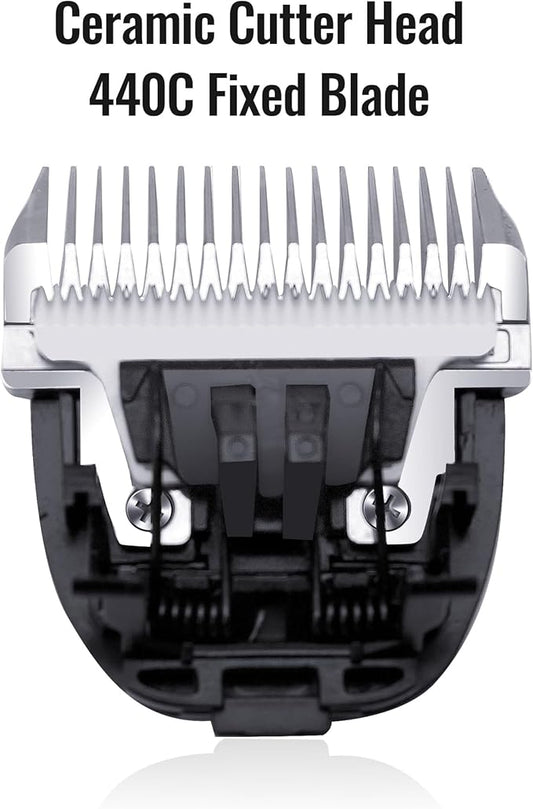 FENICE PEAK 3FC Low Noise Pet Dog Grooming Clippers Replacement Blade Ceramic Edge Detachable Steel Pet Clipper Blade with Cutting Length of 13mm 1/2'' (1 Count)