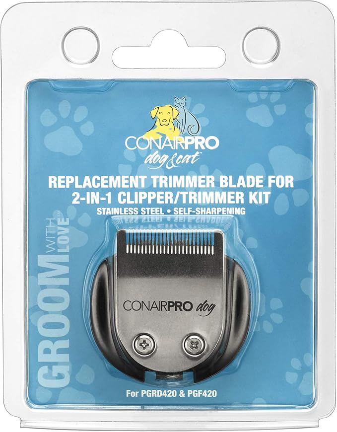 CONAIRPROPET Pet Trimmer for Grooming Replacement Blade, Compatible with PGF420 and PGRD420,Silver