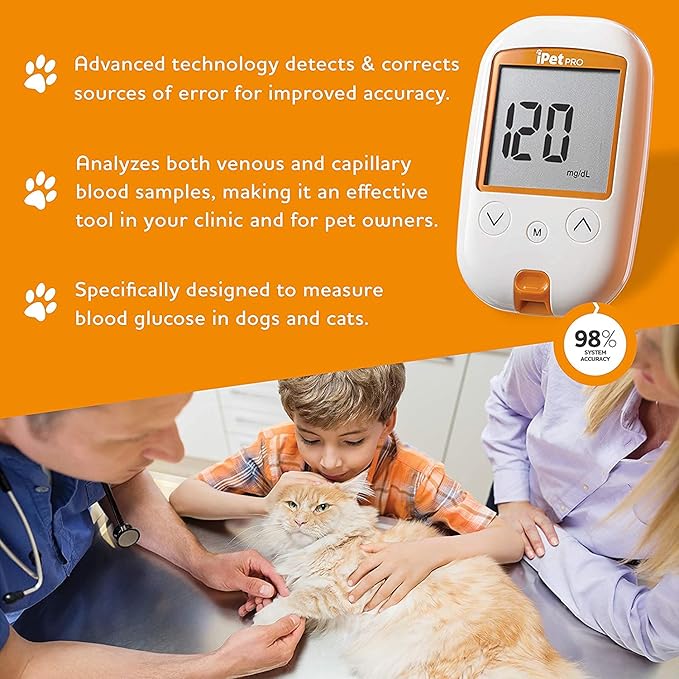 iPet PRO Blood Glucose Test Strips (Blood Glucose 25 ct. Test Strips)