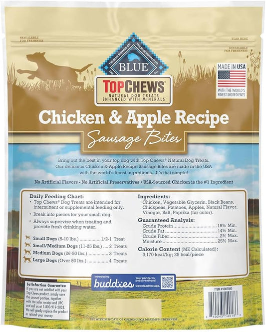 Generic (Pack of 1) Top Chews Chicken & Apple Recipe 100% Natural Dog Treats