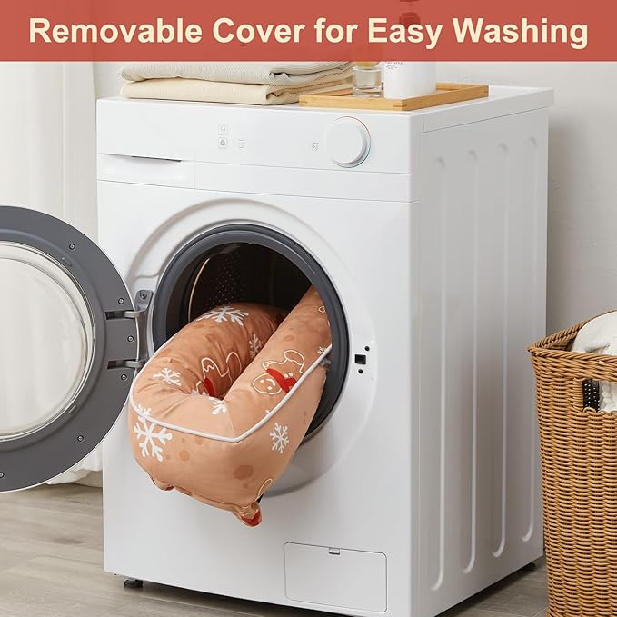 WNPETHOME Christmas Dog Beds for Extra Large Dogs, Orthopedic XLarge Dog Bed with Sides, Big Dog Couch Bed with Washable Removable Cover, Pet Bed Sofa with Non-Slip Foam for Sleeping