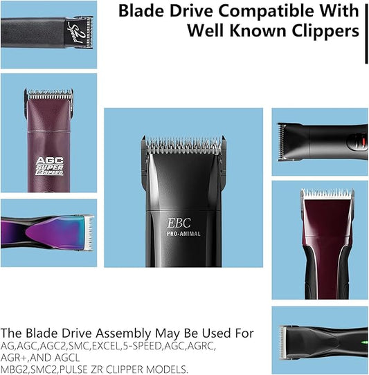 2PCS Blade Drive Assembly Lever Replacement Blade for andis pet Clipper