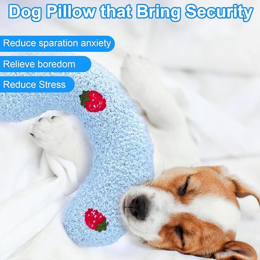 Mity rain Dog Pillow, Anxiety Relief Pillow for Dog, Ultra Soft High Density Calming Pillow for Joint Relief Sleeping Improve, Pet Calming Toy