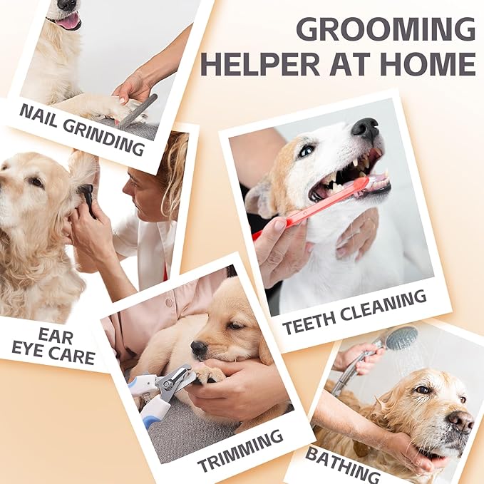 Dog Grooming Hammock for Medium/Large Dogs with Nail Clippers/Nail Trimmers, Dog Grooming Harness for Nail Trimming, Pet Grooming Sling Helper