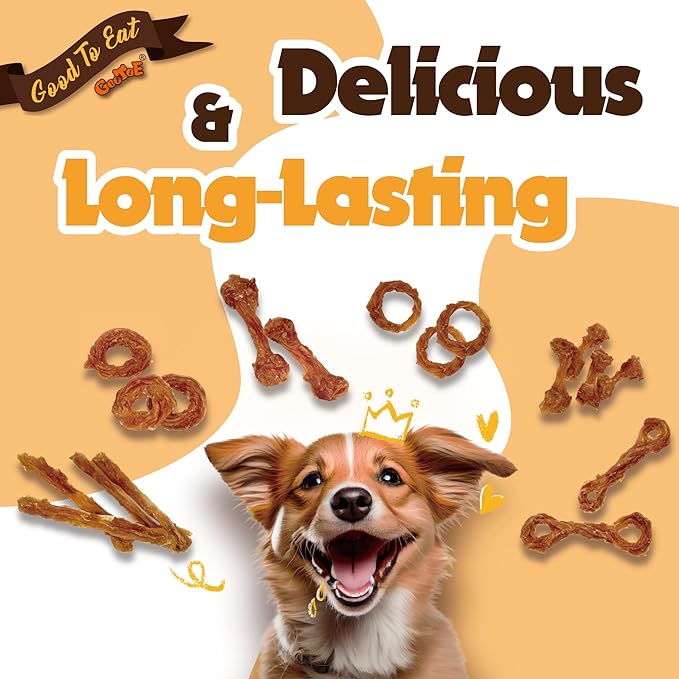 Gootoe Turkey Tendon Dog Treats, Bone (L) 1 lb, 100% USA Sourced Turkey, Natural Snack, Premium Puppy Chews, Hypoallergenic, Rawhide Free, Reseal Value Bag, Size for Large Dogs