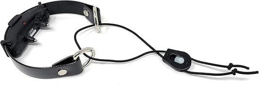 Sparky Pet Co - ECollar Replacement Strap -Black Surefit- Waterproof - Adjustable - Secure Nexus Wheel Lock - for Electronic Training & Invisible Fence Systems - 3/4" (Black)