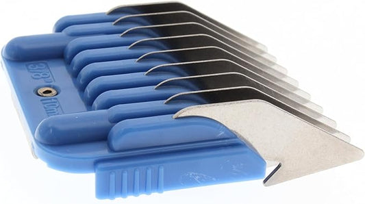 10mm 3/8" Animal Clipper Guard Attachment (Not Compatible on 5-in-1 Blade) for A5 Series Clippers |Stainless Steel Blade for Dog Groomers| Snap-On/Off Guard Combs for Dog Grooming (Standard COMB10MM)