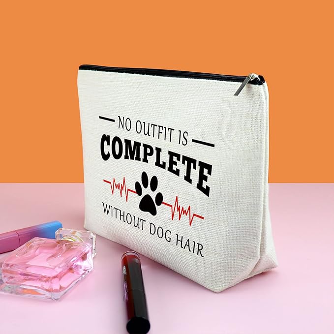 Vet Tech Gift Dog Mom Gift For Women Makeup Bag Veterinarian Gift Dog Lover Gift Dog Owner Makeup Bag Inspirational Gift For Dog Mom Animal Lover Gift For Friend Dog Rescue Gift Travel Cosmetic Pouch