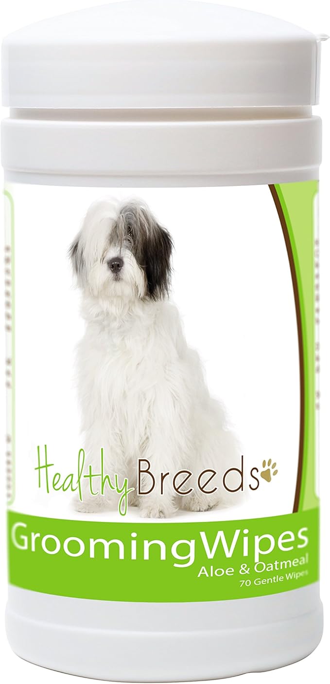Healthy Breeds Old English Sheepdog Grooming Wipes 70 Count