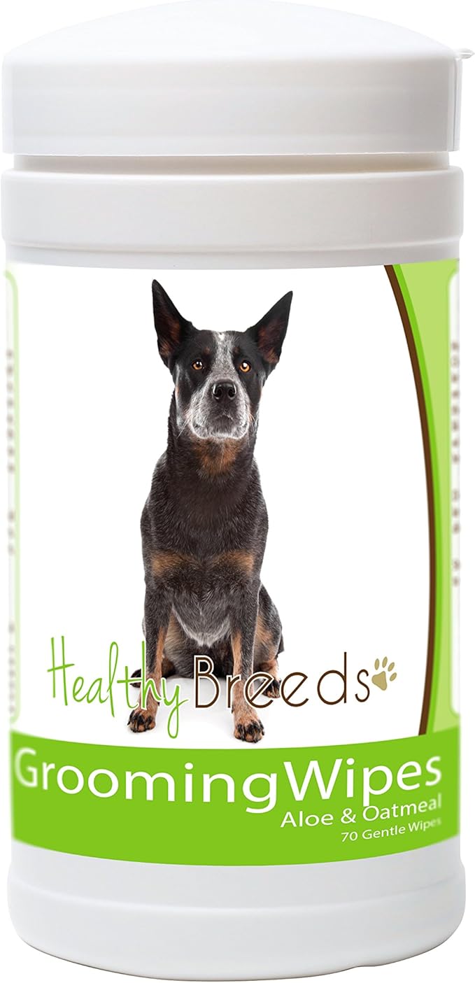 Healthy Breeds Australian Cattle Dog Grooming Wipes 70 Count