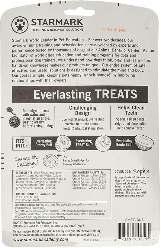 StarMark (3 Pack Star Mark Everlasting Bacon Dog Dental Chews, Large