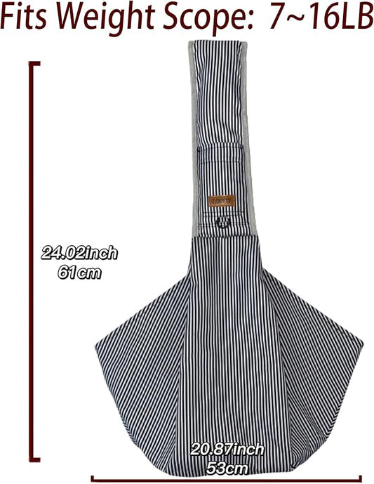 pet Carrier Comfortable pet Sling Backpack for Small Dogs and Puppy Adjustable Shoulder Strap pet Sling Carrier,Fit 7~15lb Cats&Small Dogs