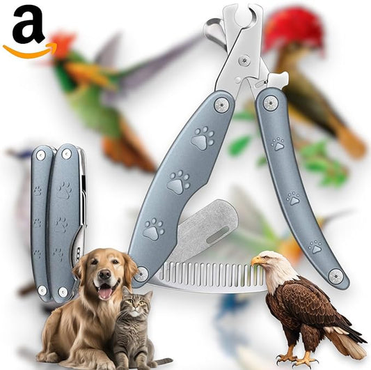 Quite Smoothest Dog Nail Trimmers for Sensitive Dog, Sharp XL Dog Nail Clipper for Large Medium Small Dogs, Heavy Duty Dog Toenail Clippers, Dog Nail Cutters for All Dogs with Thick Nail, by Lorlor