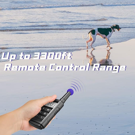 Dog Training Collar with 3300Ft Remote Range 4 Training Modes for Larde Medium Small Dogs Waterproof Electric Collar