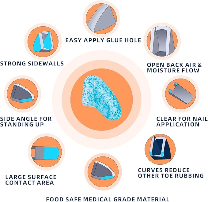 100pcs Dog Nail Caps Claw capsCover with Glue and Applicators (XXL: About. Weight: 40-70 pounds.)