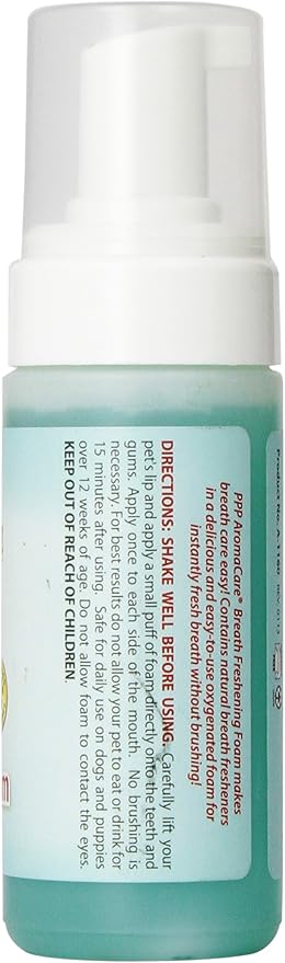 PPP Pet Aroma Care Foaming Breath Freshener, 5-Ounce