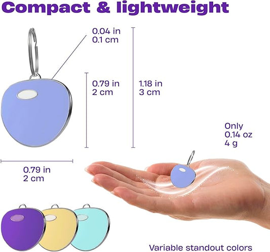 Premium QR Code Dog Tag - Smart Pet ID Tags for Dogs - Scan Dog ID Tag for Instant Location Alert & Modifiable Pet Profile - Dog Tags Personalized for Pets with Dog Training App (Blue)